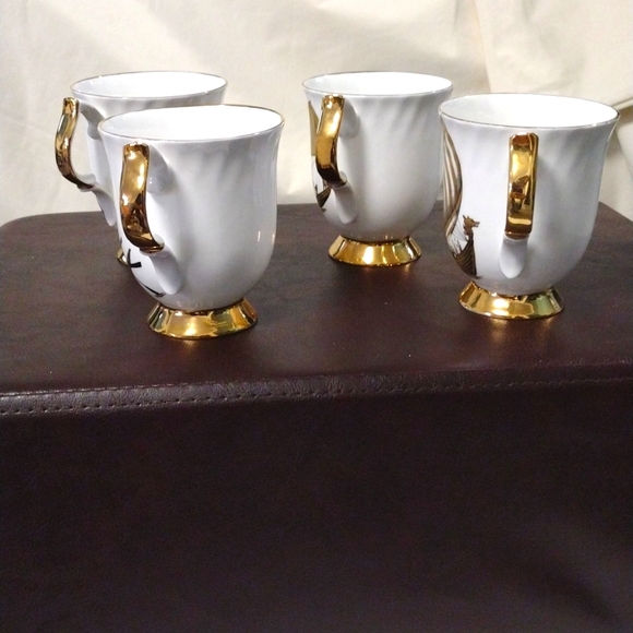 Antique Canadian Superior Fine Bone China Cups 1976-77 Exotic Boats Vintage Rare - Picture 7 of 8